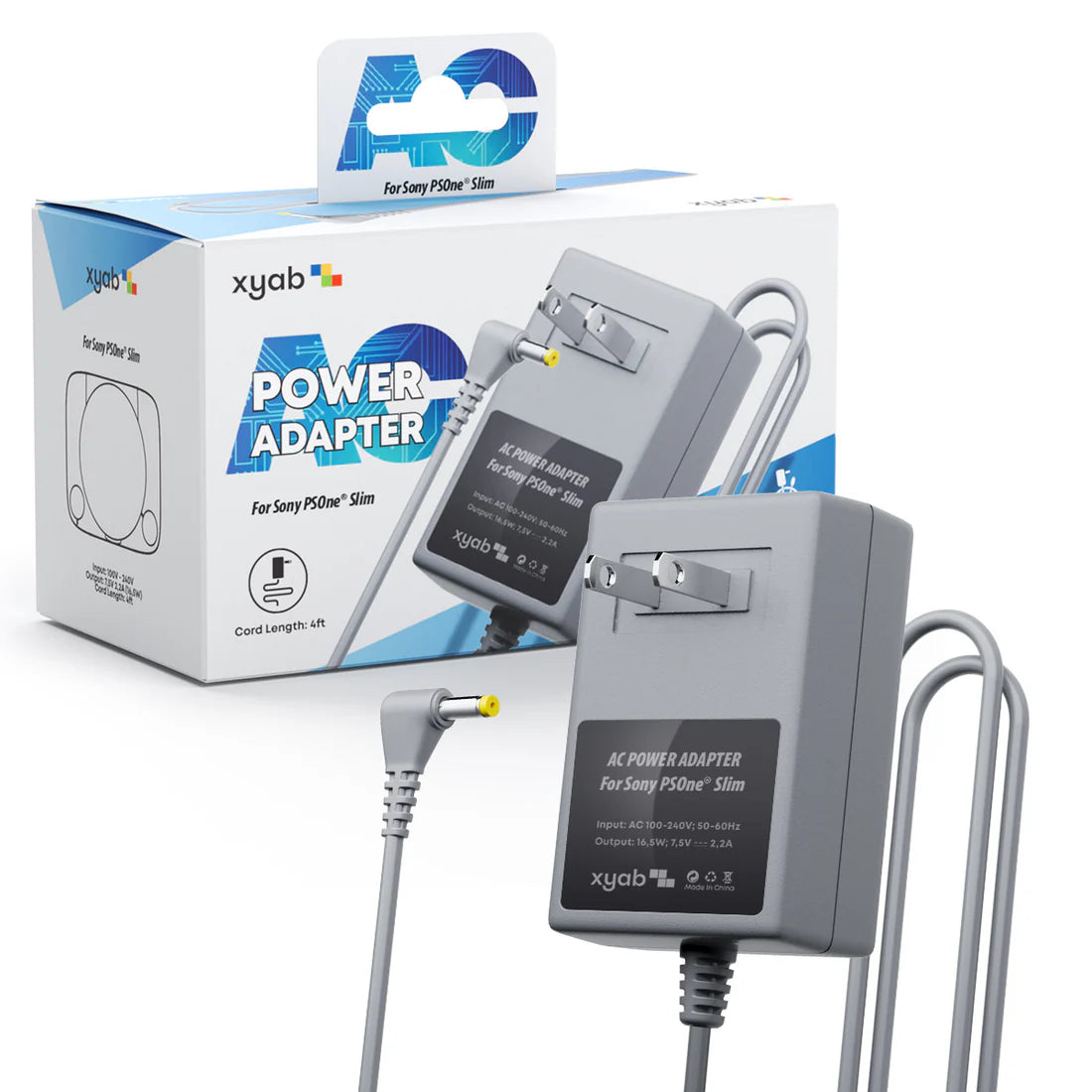 PlayStation One Slim Power and AV Cables