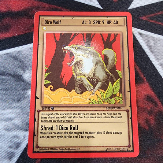Ward Dire Wolf 002 Gen 1 2nd Editon