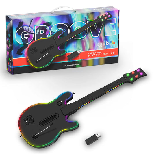 Groove Wireless Guitar for PS3 and PS4