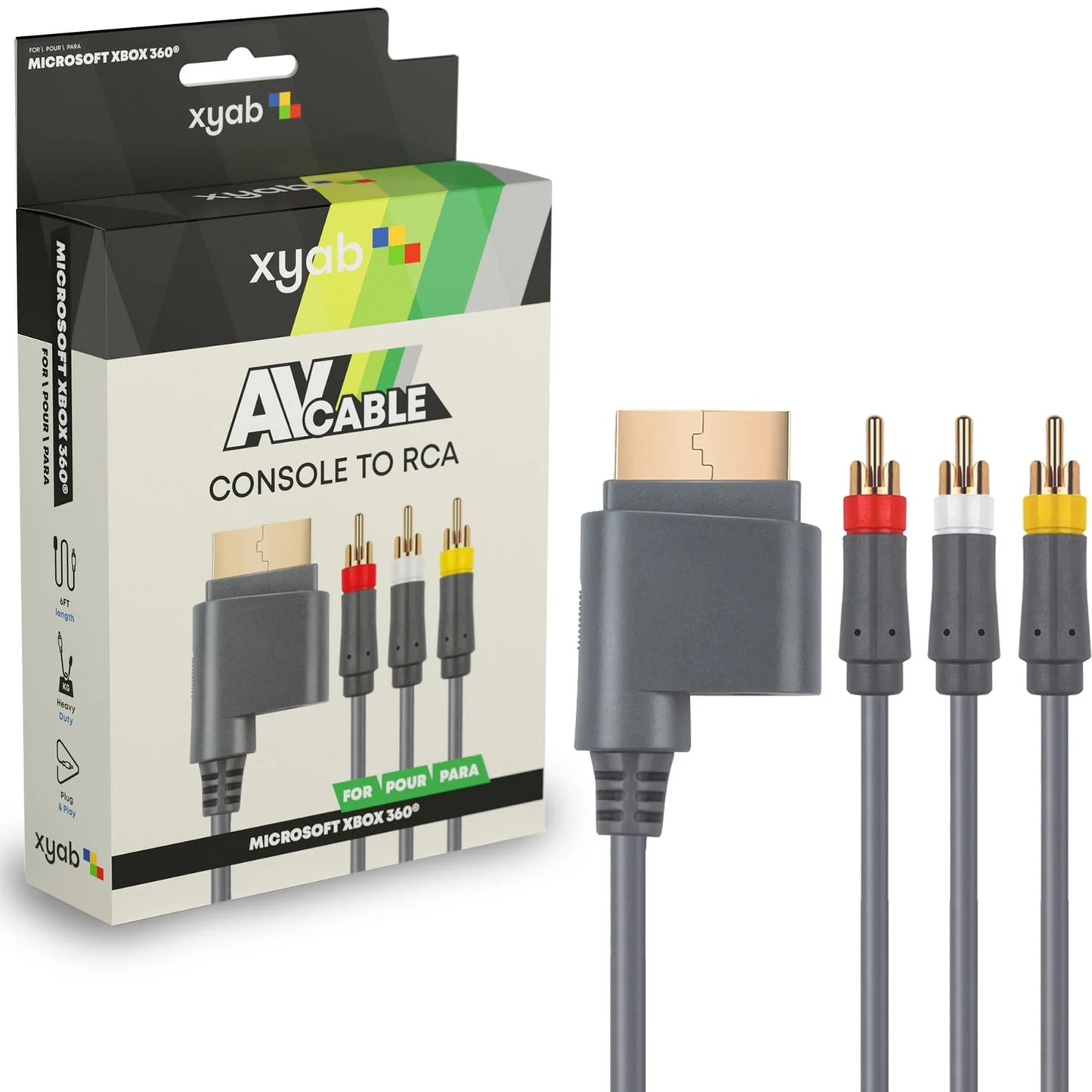 Xbox 360 AV Composite Cable