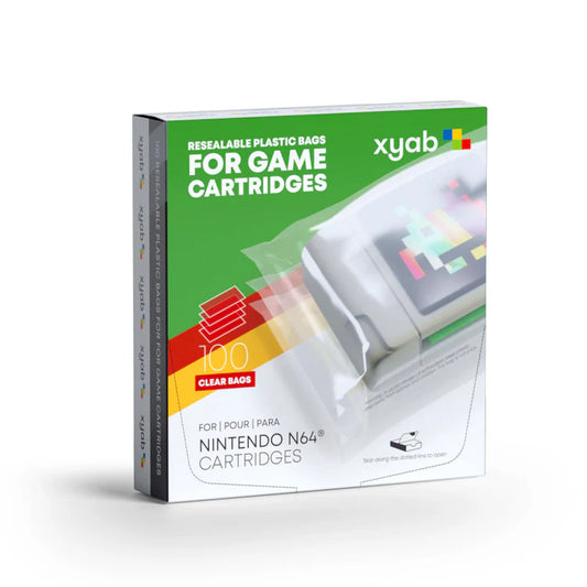 Nintendo 64 Cartridge Sleeves (100 Pack)