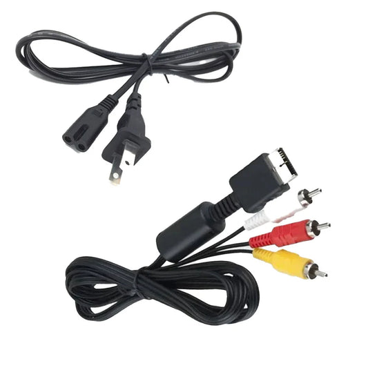 PlayStation 1 Power and AV Cables