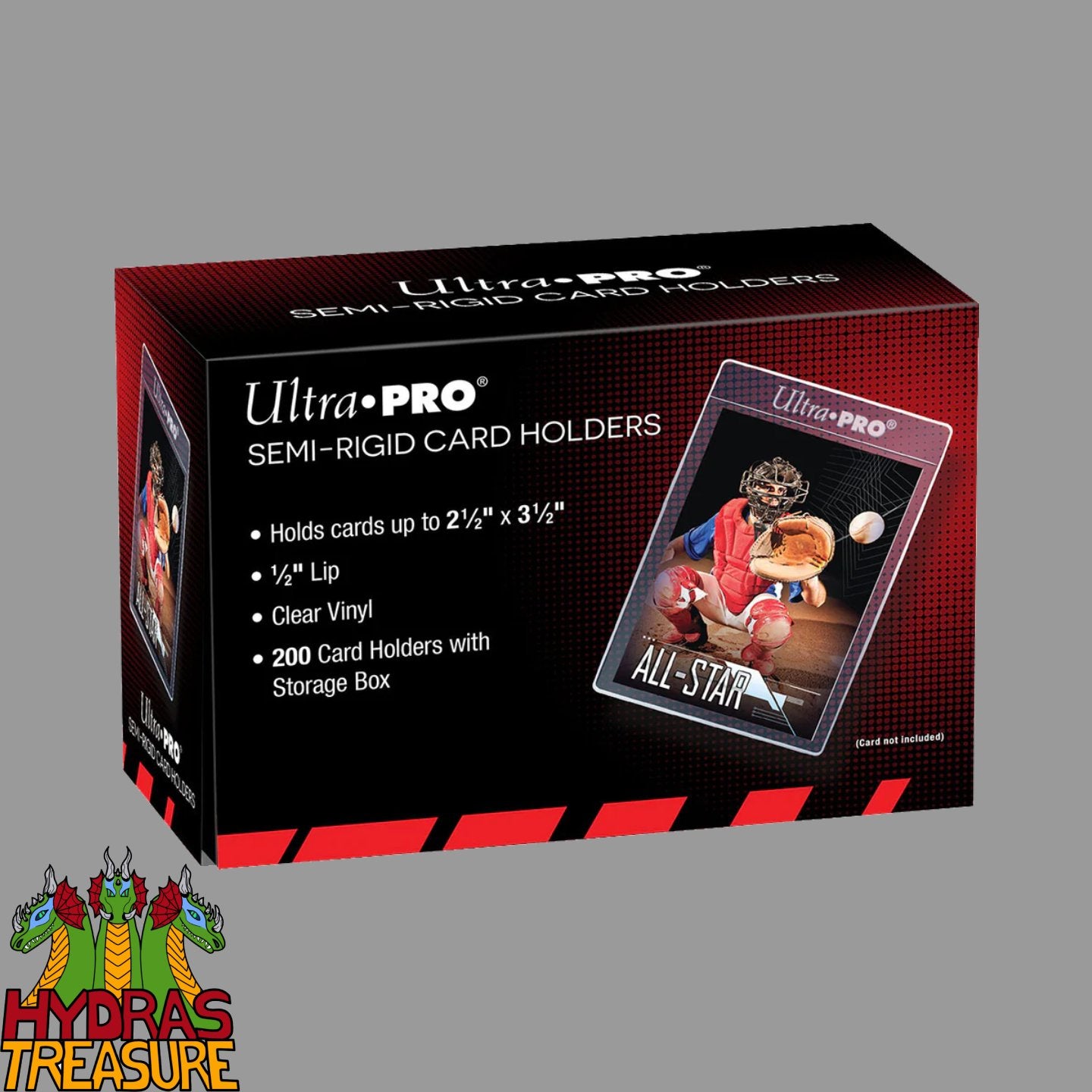 Ultra Pro Semi Rigid Card Holders 200 Count